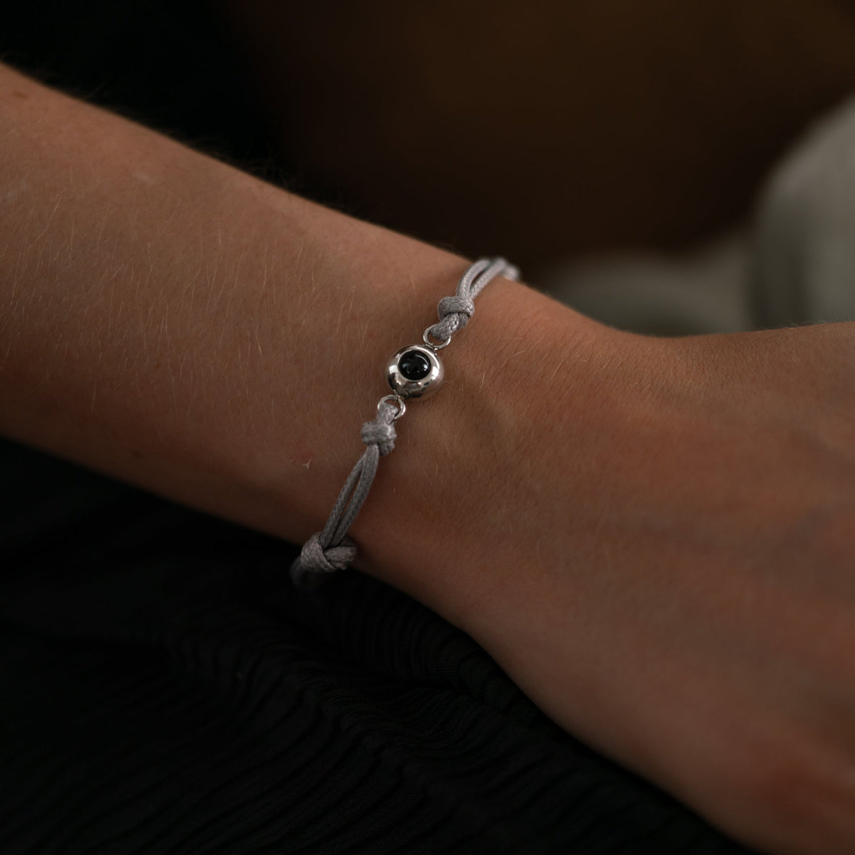 Pulsera de Foto con Nudo Marinero