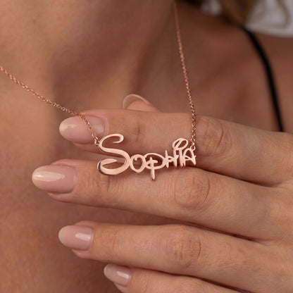 Collar con Nombre Estilo Princesa