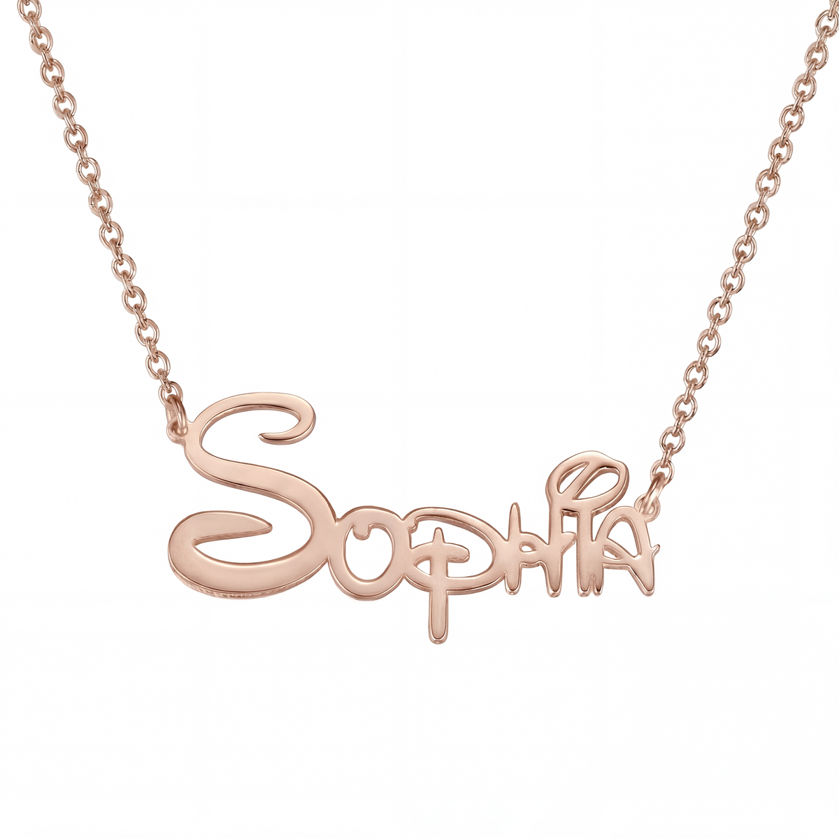 Collar con Nombre Estilo Princesa