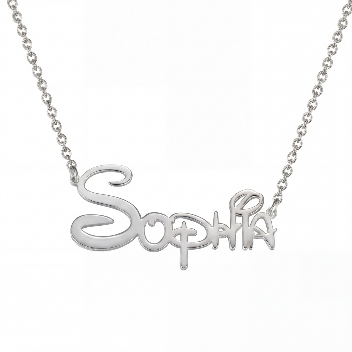 Collar con Nombre Estilo Princesa