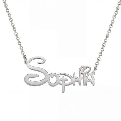 Collar con Nombre Estilo Princesa