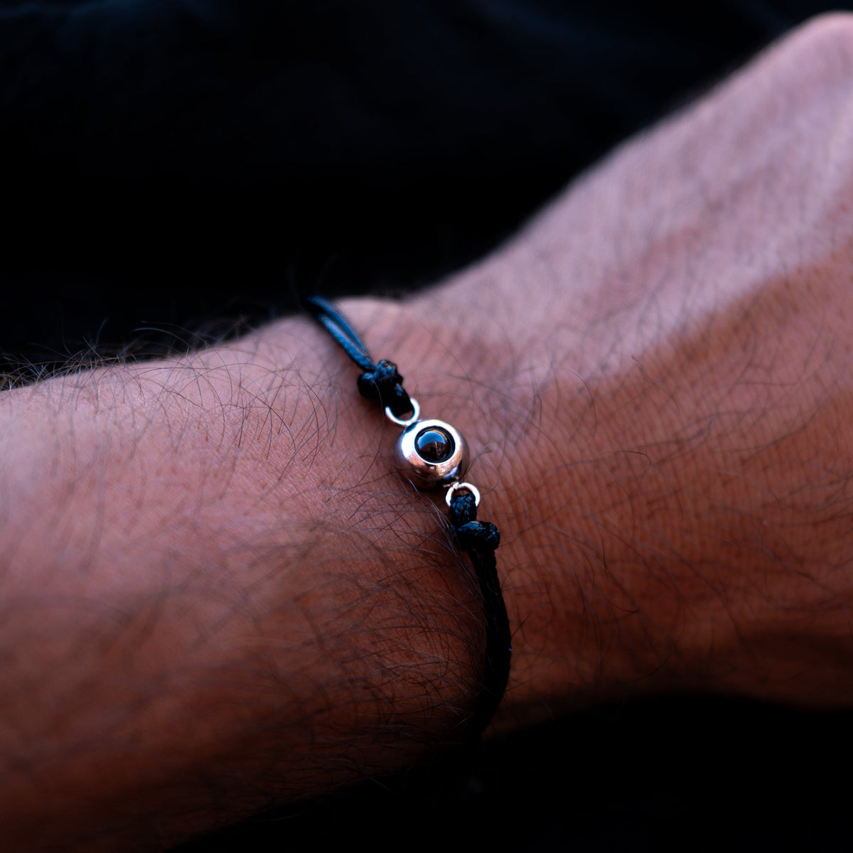 Pulsera de Foto con Nudo Marinero
