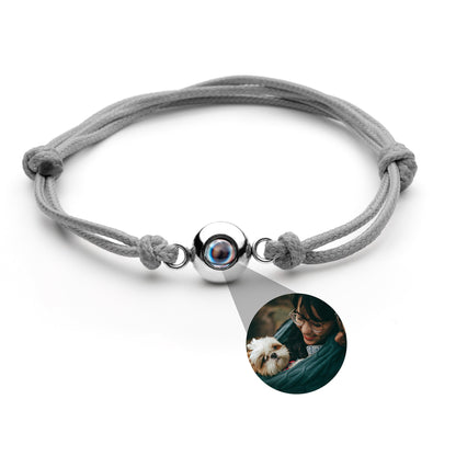 Pulsera de Foto con Nudo Marinero