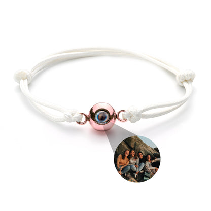Pulsera de Foto con Nudo Marinero