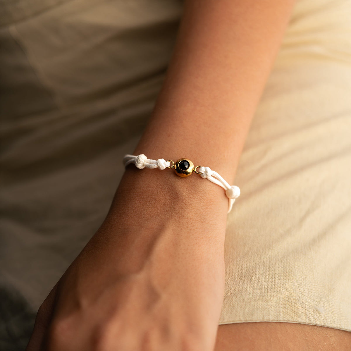 Pulsera de Foto con Nudo Marinero