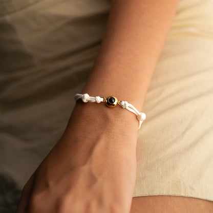 Pulsera de Foto con Nudo Marinero