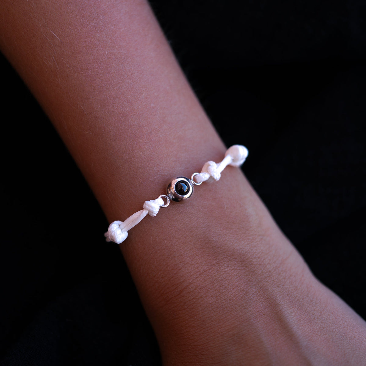 Pulsera de Foto con Nudo Marinero
